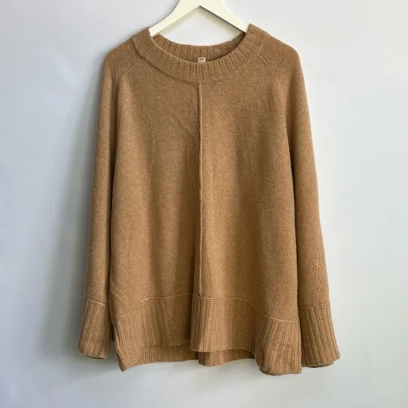 NWT Anthropologie The Chandler Cashmere Crew-Neck Relaxed Pullover Sweater XL - Picture 11 of 16